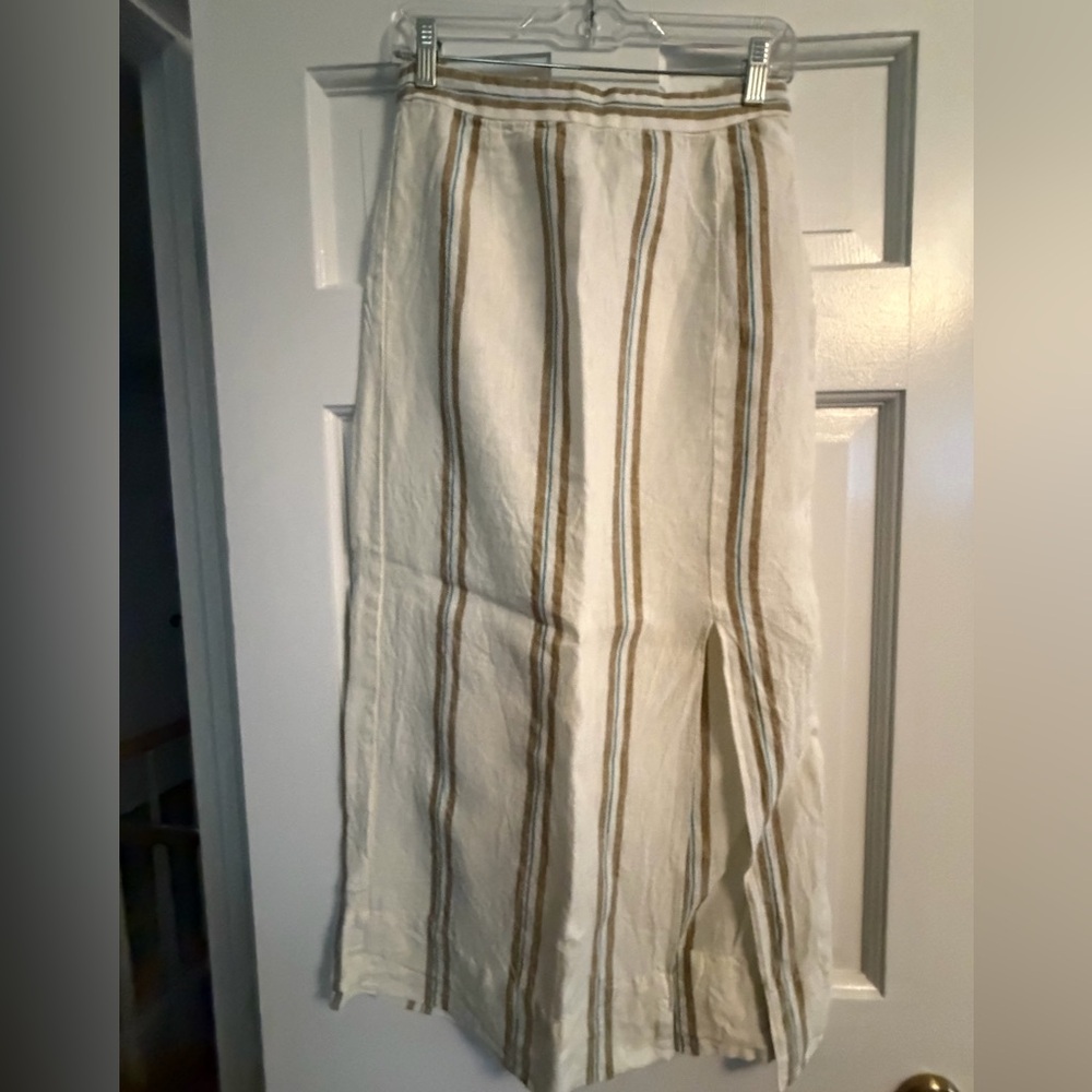 Madewell linen skirt